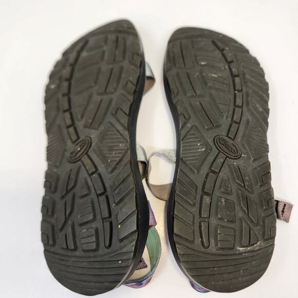 Chaco Z1 Classic One Strap Outdoor Sandal Women Size 10 Silver Purple Hiking - Picture 8 of 8